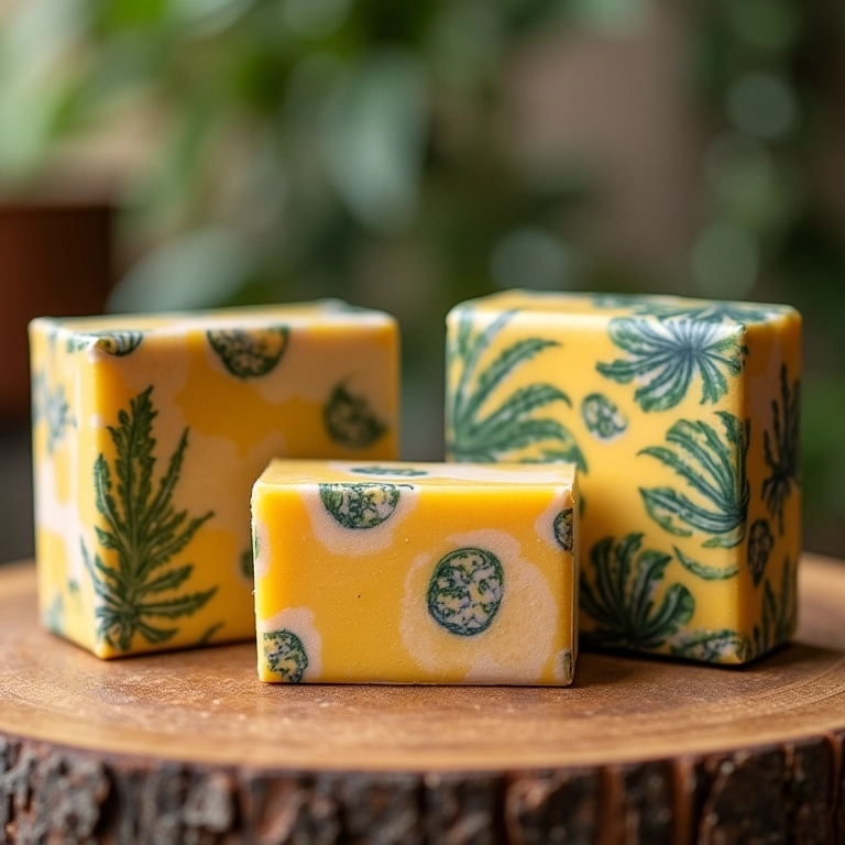 Embalagens criativas e sustentáveis para sabonetes artesanais.