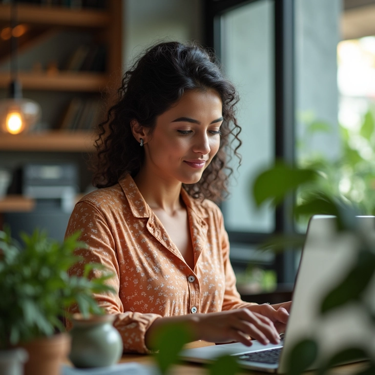 Empresária criando listas de transmissão estratégicas no WhatsApp Business.