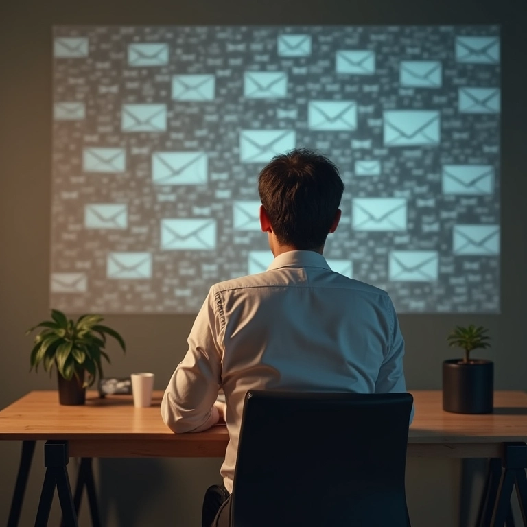 Empresário frustrado com dificuldades em atingir metas.