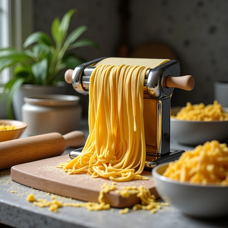 Equipamentos essenciais para produção de massas frescas caseiras.