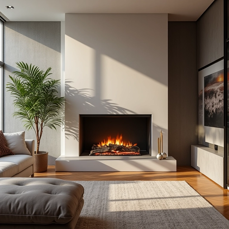 Escolhendo o tamanho certo da lareira para sua sala.