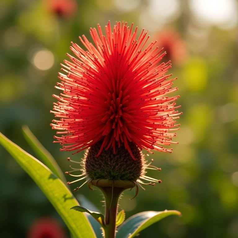 Escova-de-garrafa: beleza exótica e resistente.