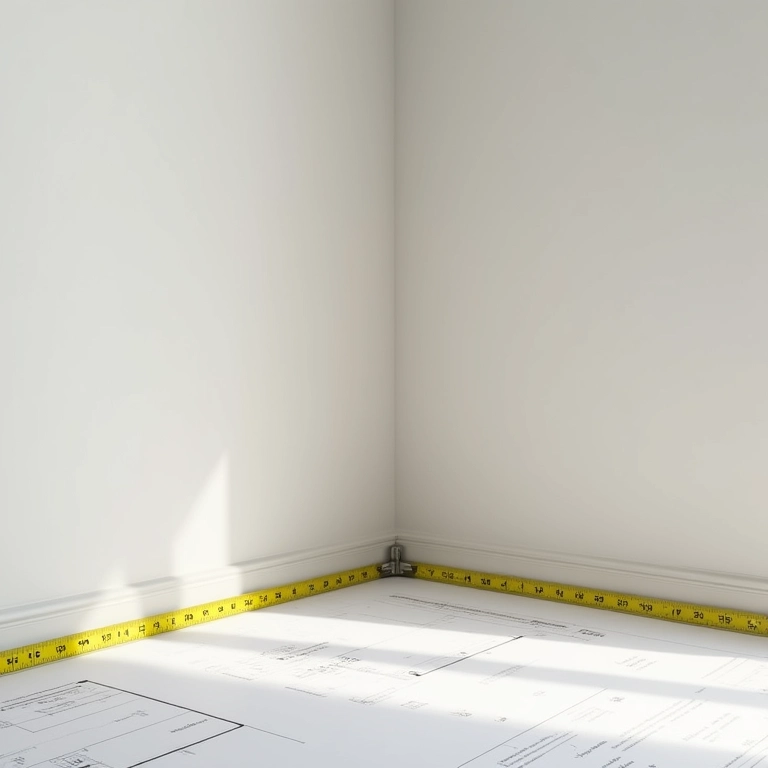 Espaço vazio sendo planejado para a instalação de um canto alemão.