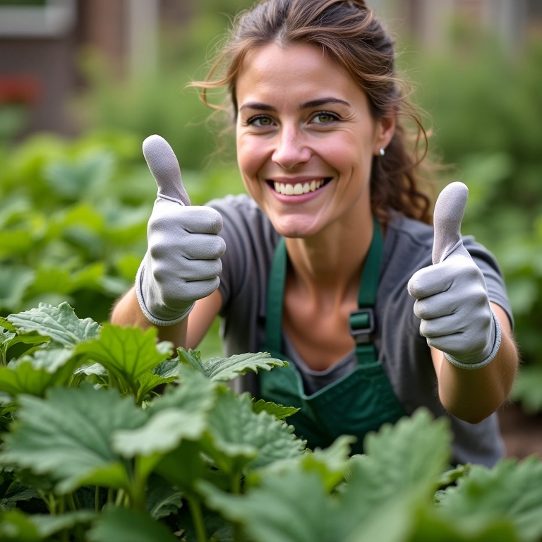 Especialista em jardinagem aprova adubação de cobertura.