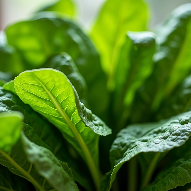 Espinafre orgânico fresco da Fazenda Y.