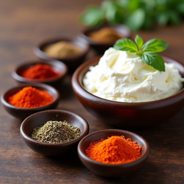 Experimente diferentes combinações de temperos na ricota.