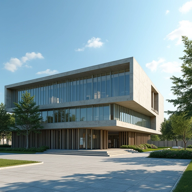 Fachada de uma prefeitura brasileira, representando o contato necessário para obter o alvará.