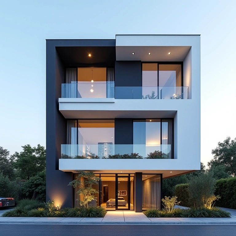 Fachada modernizada de prédio com retrofit, valorização do imóvel.