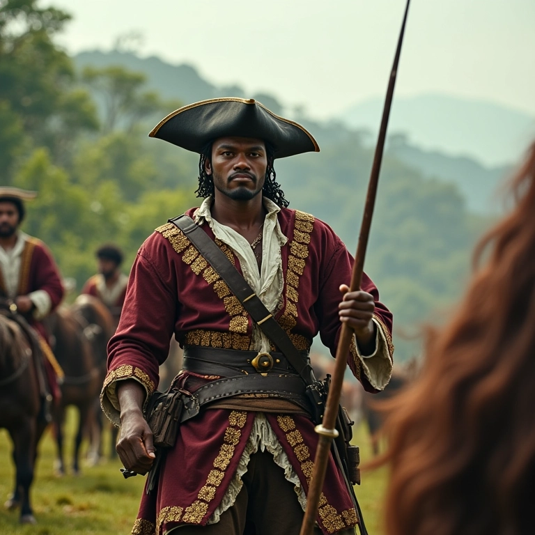 Fernão de Magalhães em batalha nas Filipinas.