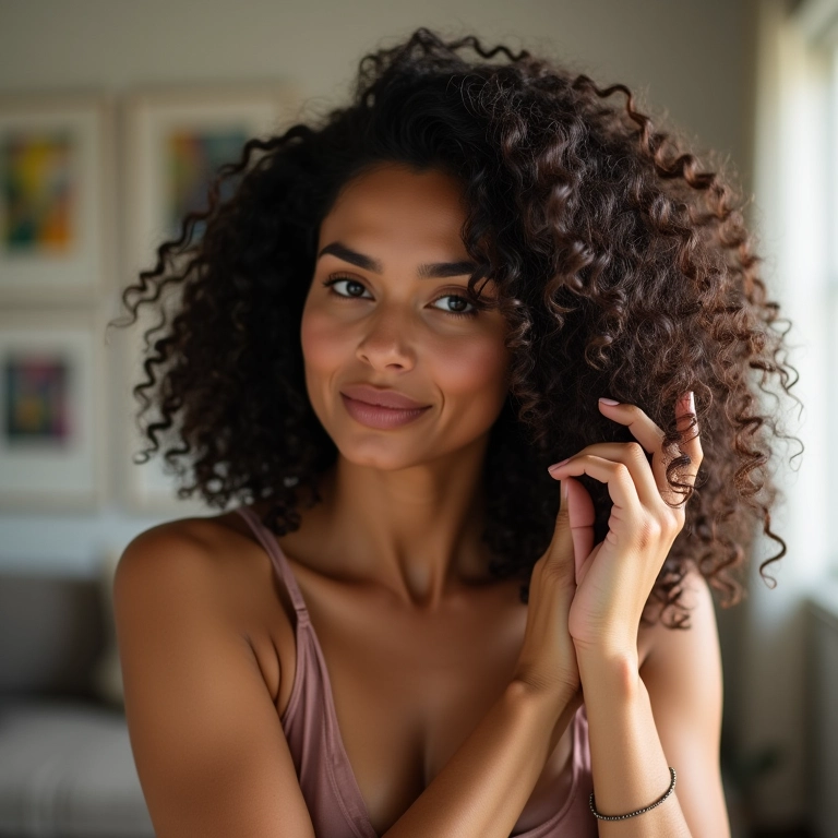 Finalização dos cachos para um day after impecável.