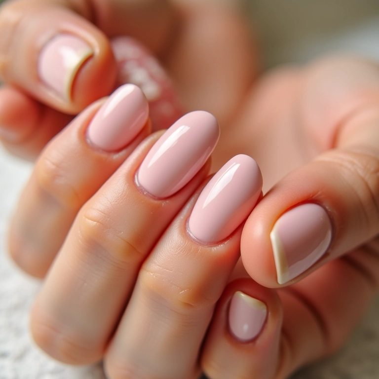 Finalizando a manicure com limpeza e óleo de cutícula.