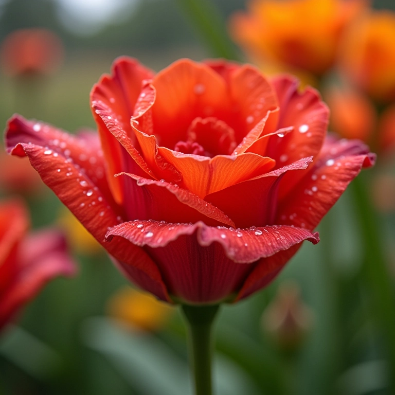 Flores Amor-Perfeito vibrantes em um jardim.