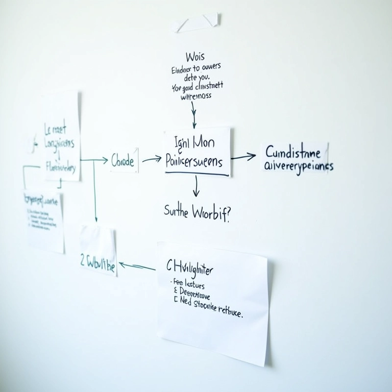 Fluxograma com passos para melhorar a experiência do cliente UX.