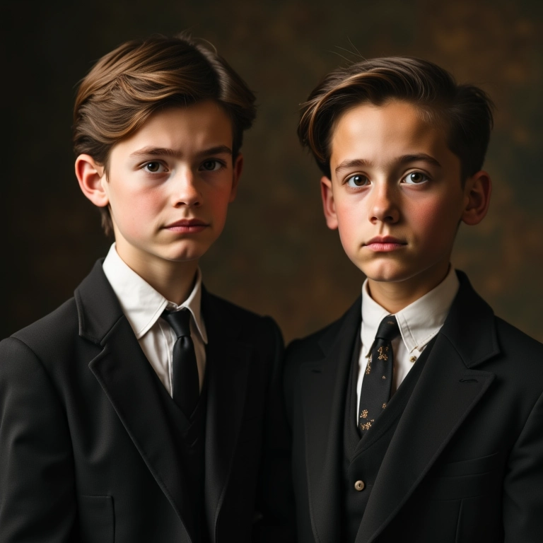 Fotografia vintage dos Irmãos Lumière.