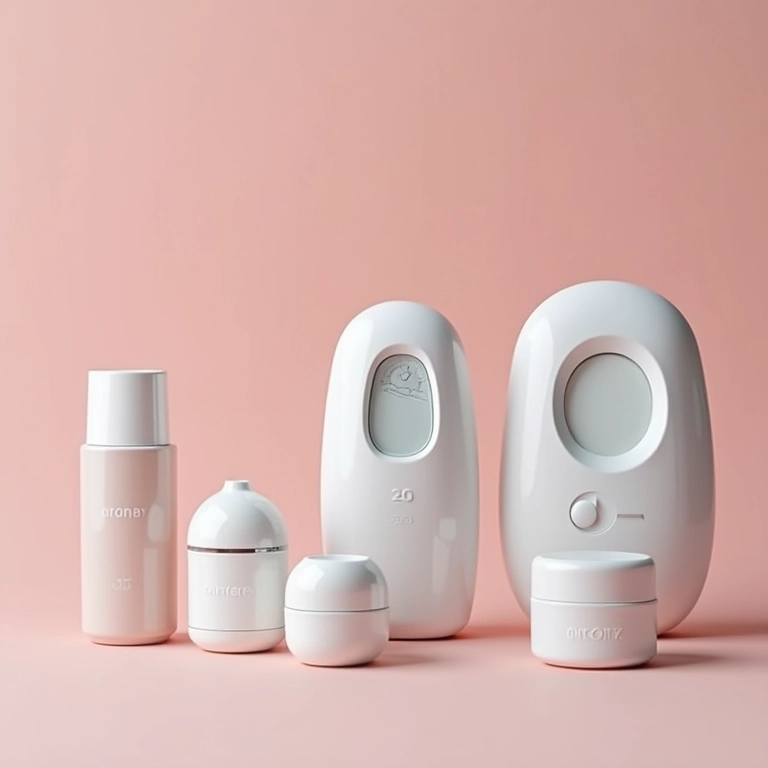 Gadgets de beleza para tratamento de acne.