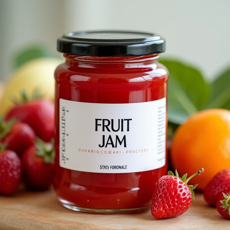 Geleia caseira sem conservantes.