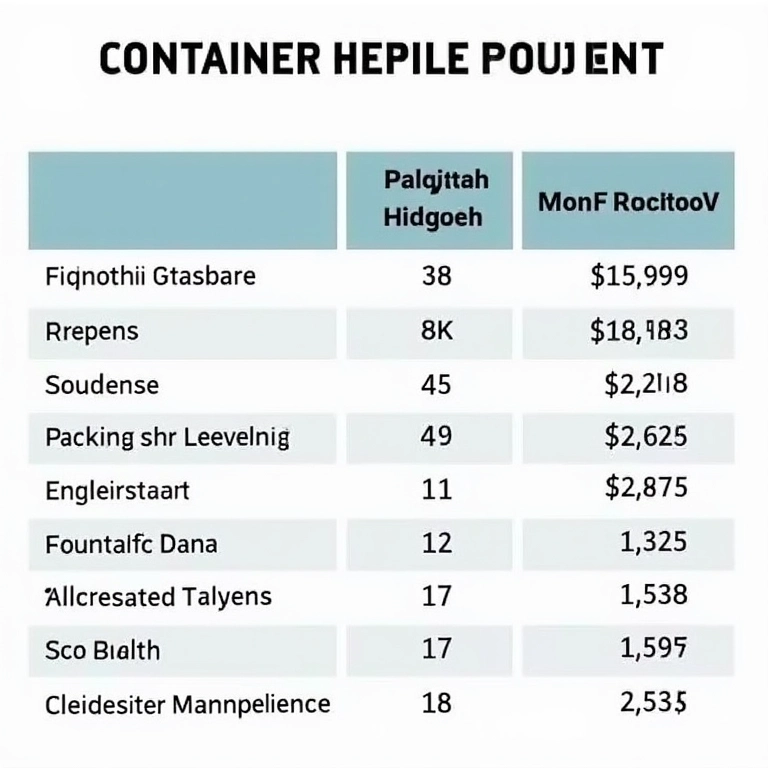 Gráfico comparativo de custos de uma casa container.