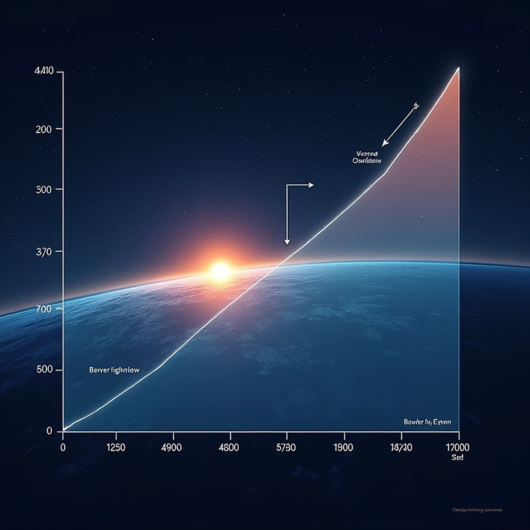 Gráfico mostrando a recuperação da camada de ozônio.