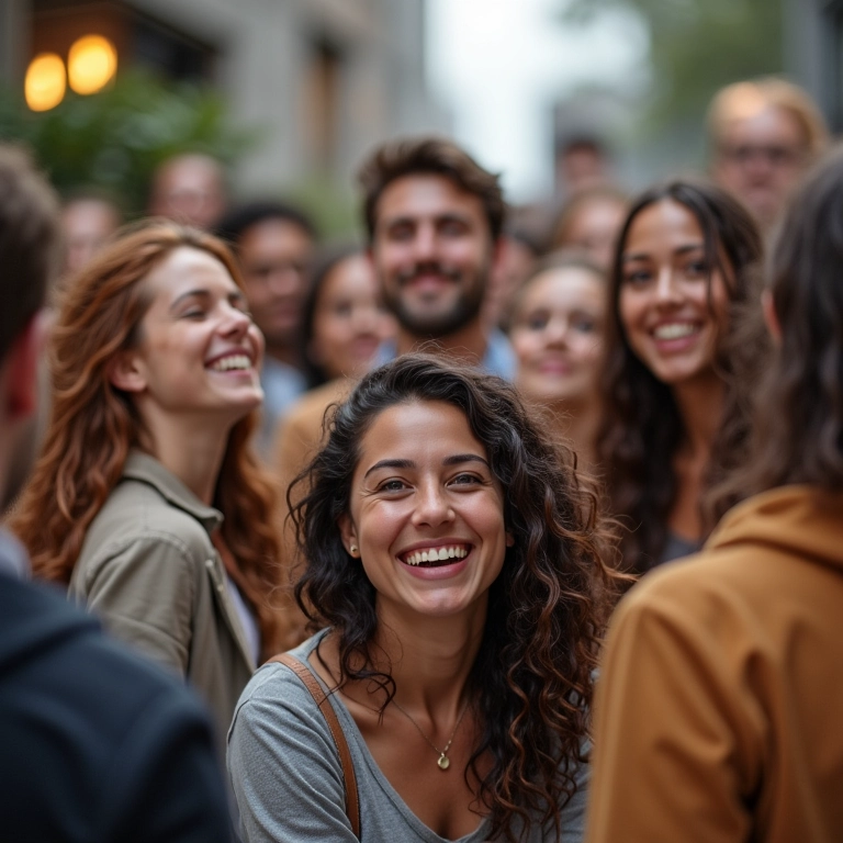 Grupo de representantes comemorando as vantagens de serem MEI.