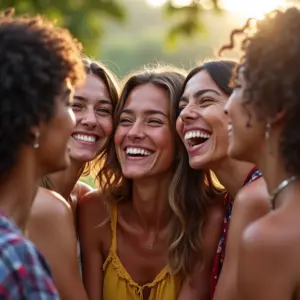 Identidade de Gênero: O que é e Qual a Diferença Grupo diverso de amigos brasileiros em conversa amigável, representando diferentes identidades de gênero.