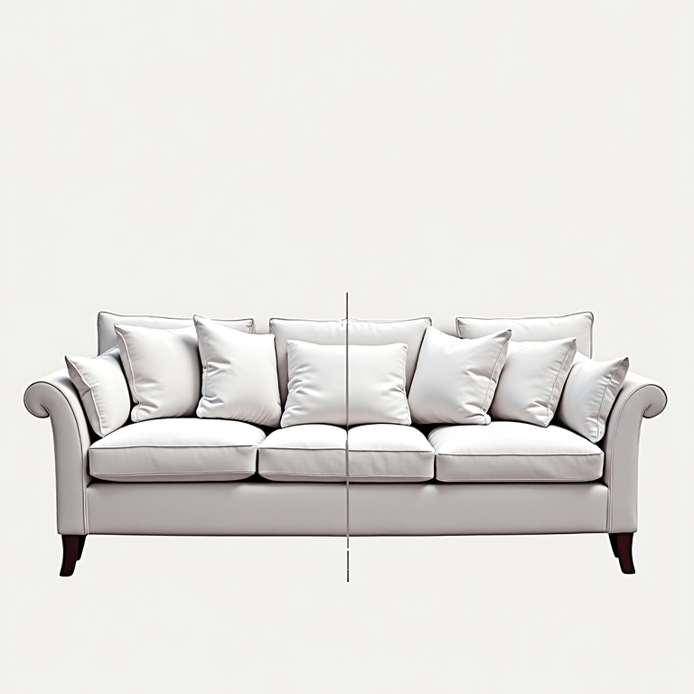 Guia para escolher o tamanho ideal do sofá para sua sala de TV.