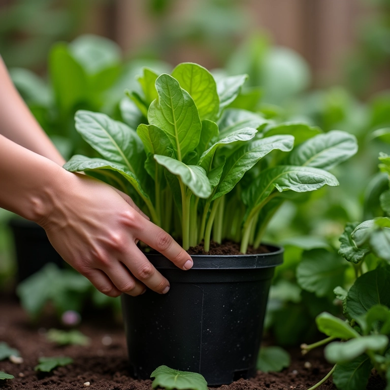 Guia passo a passo para plantar espinafre.