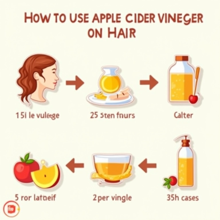 Guia prático de como usar vinagre de maçã no cabelo.
