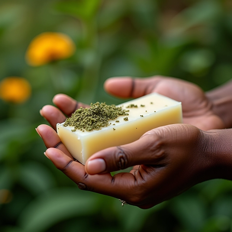 Guia prático para fazer sabonetes artesanais com ervas do jardim.