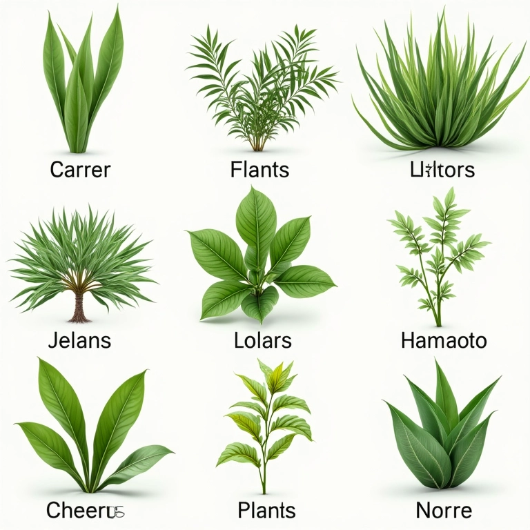 Guia visual das famílias de plantas e sua compatibilidade.