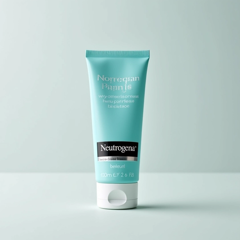 Hidratante para Mãos Neutrogena Norwegian com foco na embalagem do produto.