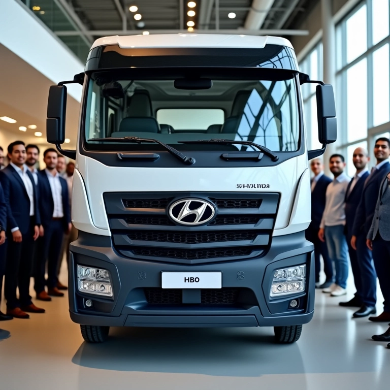 Hyundai HB20 2025 em concessionária com clientes.