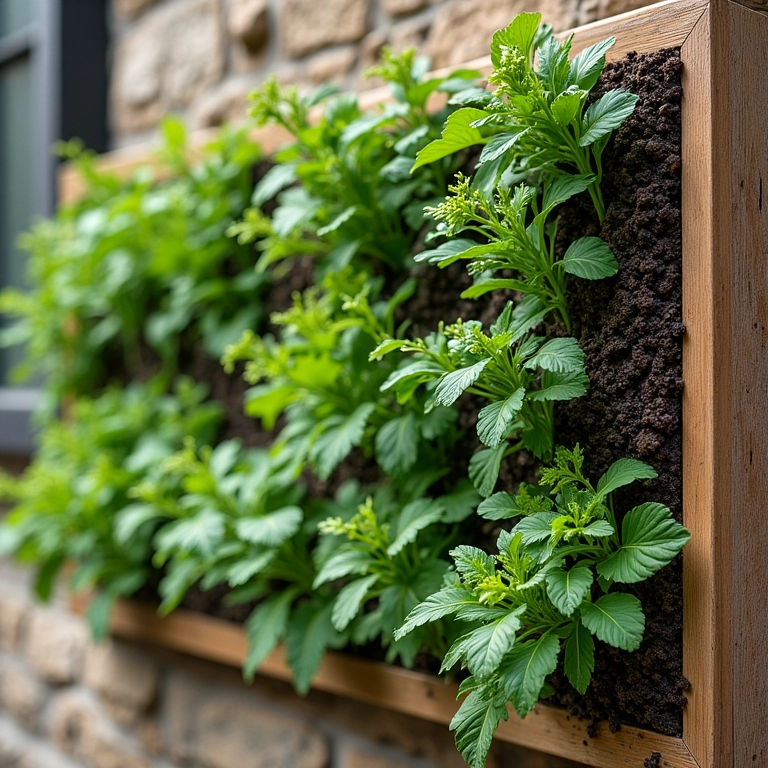 Ideias criativas para jardim vertical de temperos.