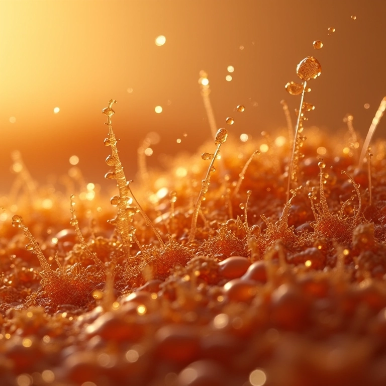 Ilustração do equilíbrio do pH capilar com vinagre de maçã.