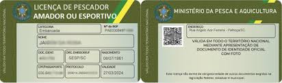 carteira de pesca