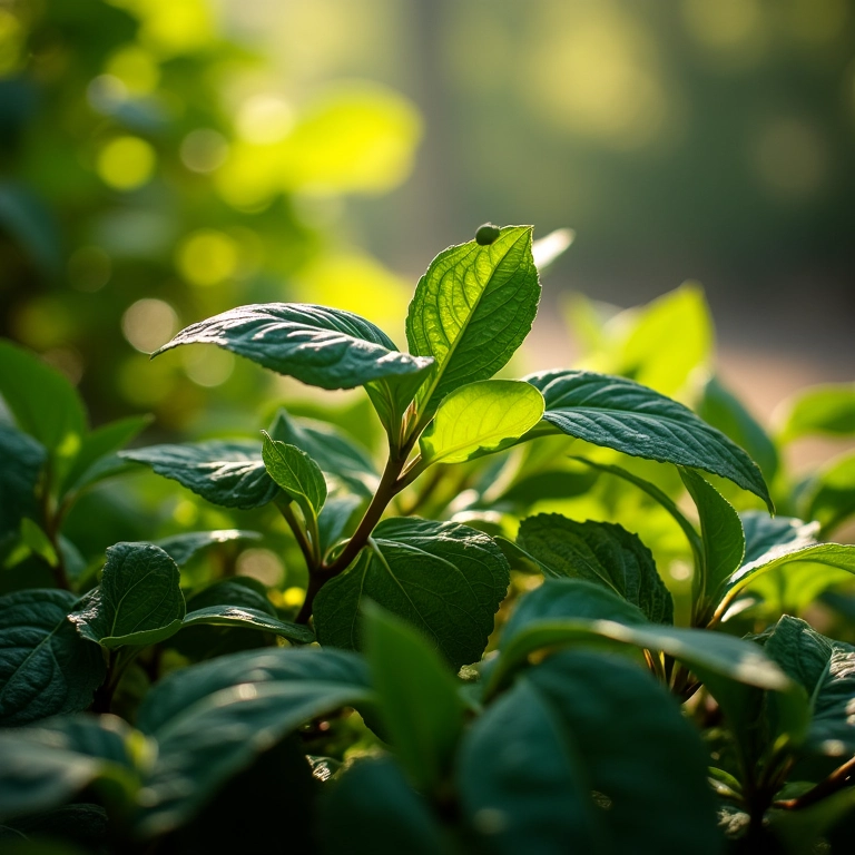Impatiens crescendo em área parcialmente sombreada.