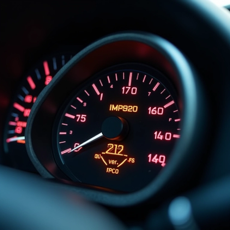 Indicador de economia de combustível mostrando melhoria após ajustes na compressão.