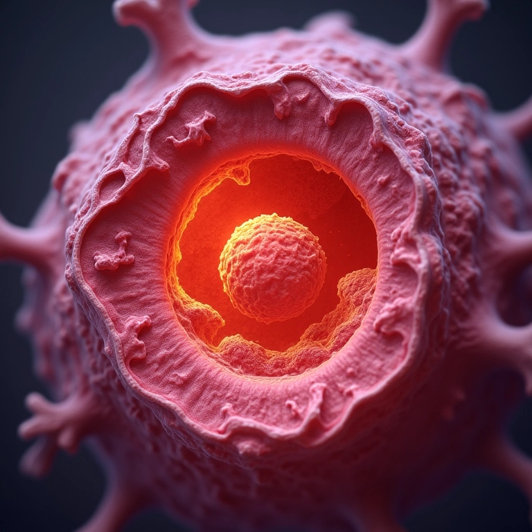 Inflamação interna causada pela doença celíaca.