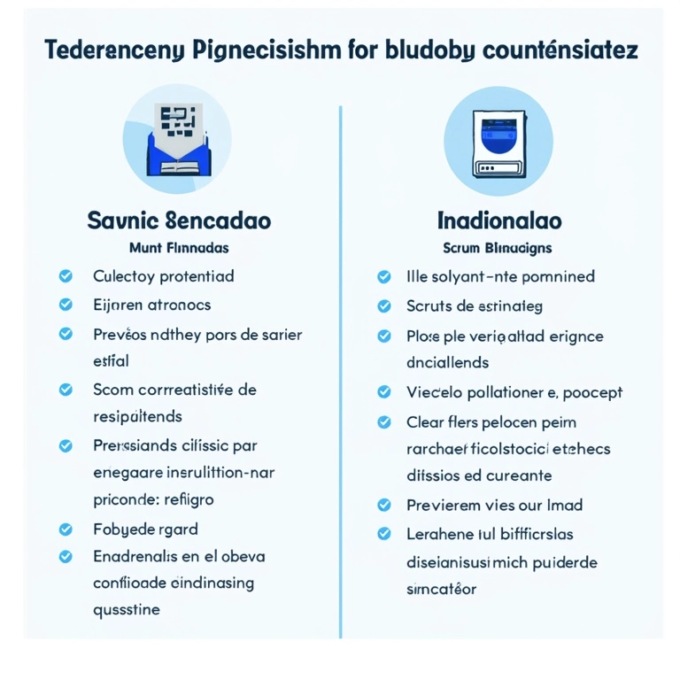 Infográfico comparando Scrum e metodologias tradicionais.