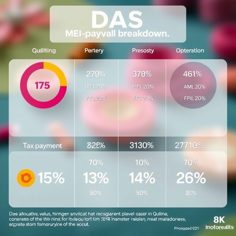 Infográfico detalhando o valor do DAS para MEI artesão.