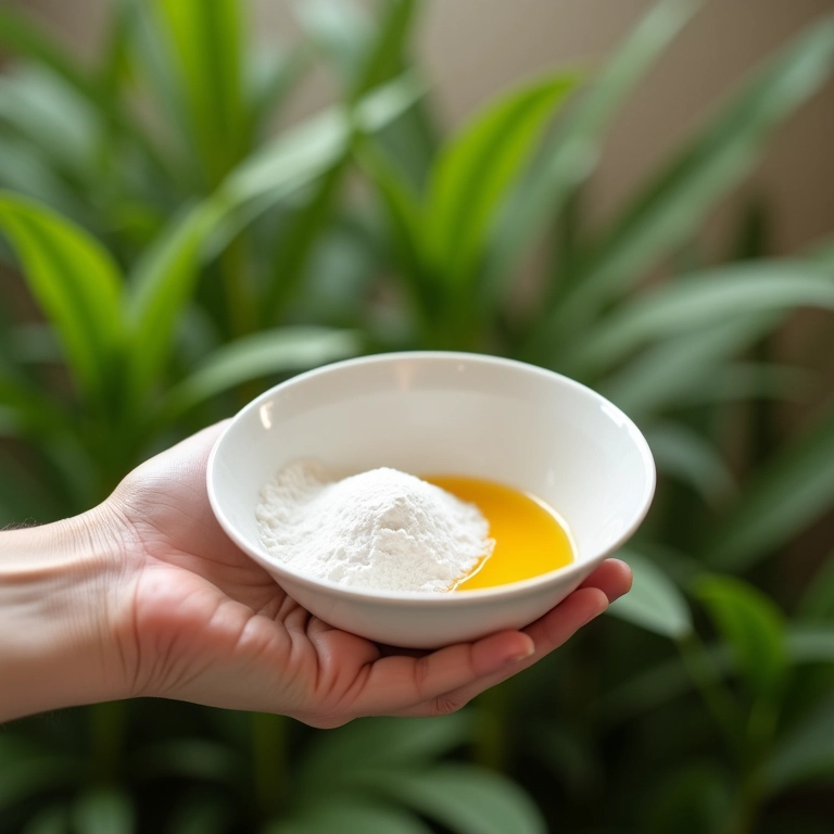 Ingredientes caseiros para eliminar pulgões: bicarbonato, óleo e sabão.