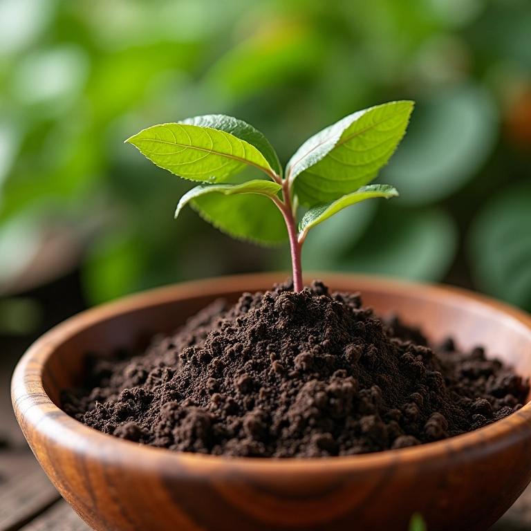 Ingredientes para preparar um substrato ideal para maracujá.