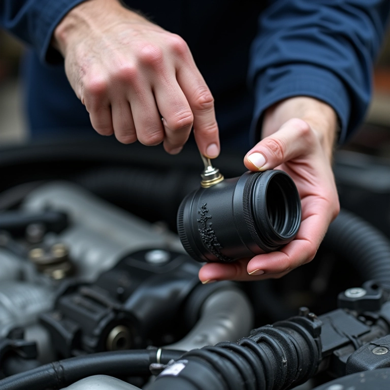 Instalação de válvula blow-off para o 'espirro' audível.