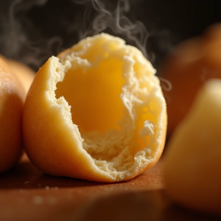 Interior macio e fofinho de um pão de mel recém-cortado.