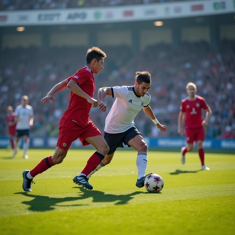 Jogador de futebol devolvendo a bola para o time adversário, fair play.