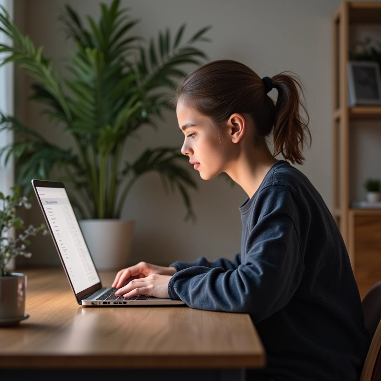 Jovem ignorando interrupções durante um pomodoro.