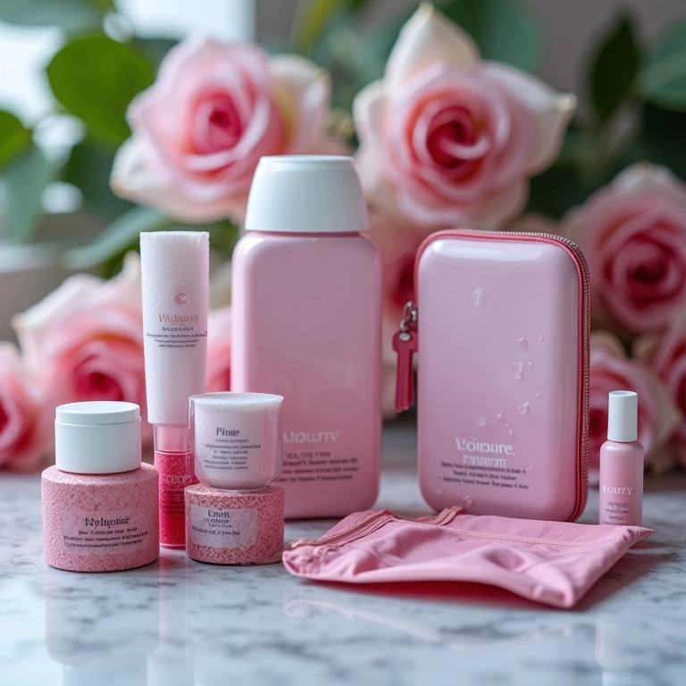 Kits profissionais de manicure e pedicure.