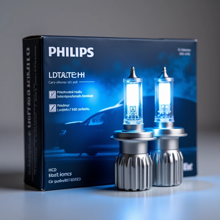 Lâmpadas de LED Philips Ultinon para faróis.