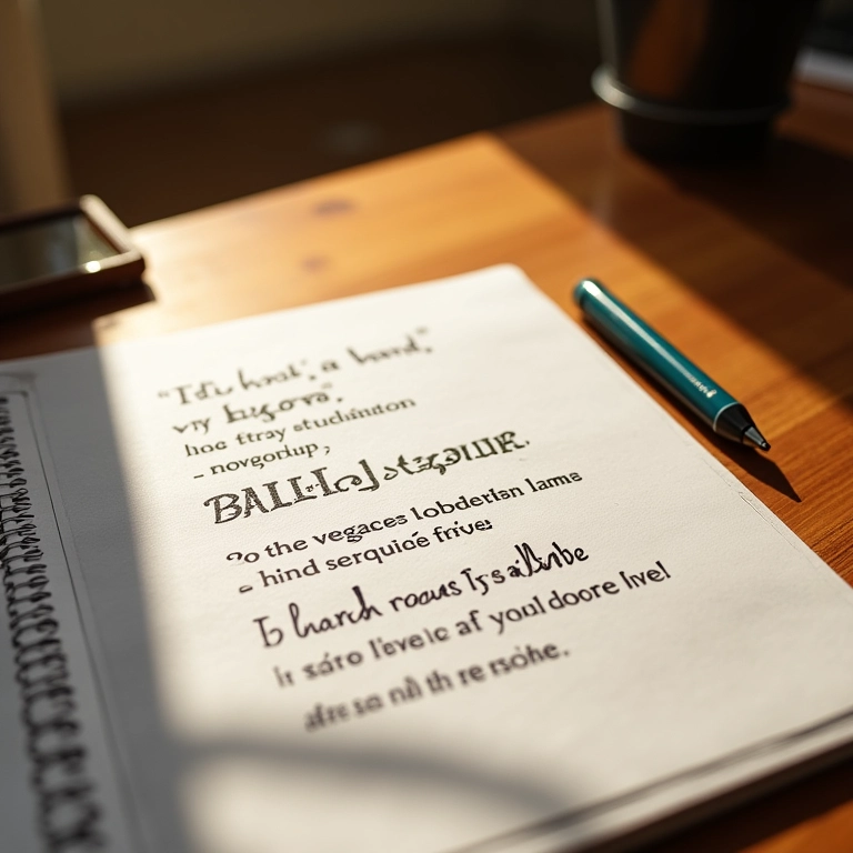 Letra de reggaeton escrita em folha, com caneta em estilo brasileiro.