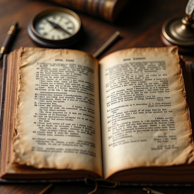 Livros antigos e instrumentos de escrita representando a história da probabilidade.