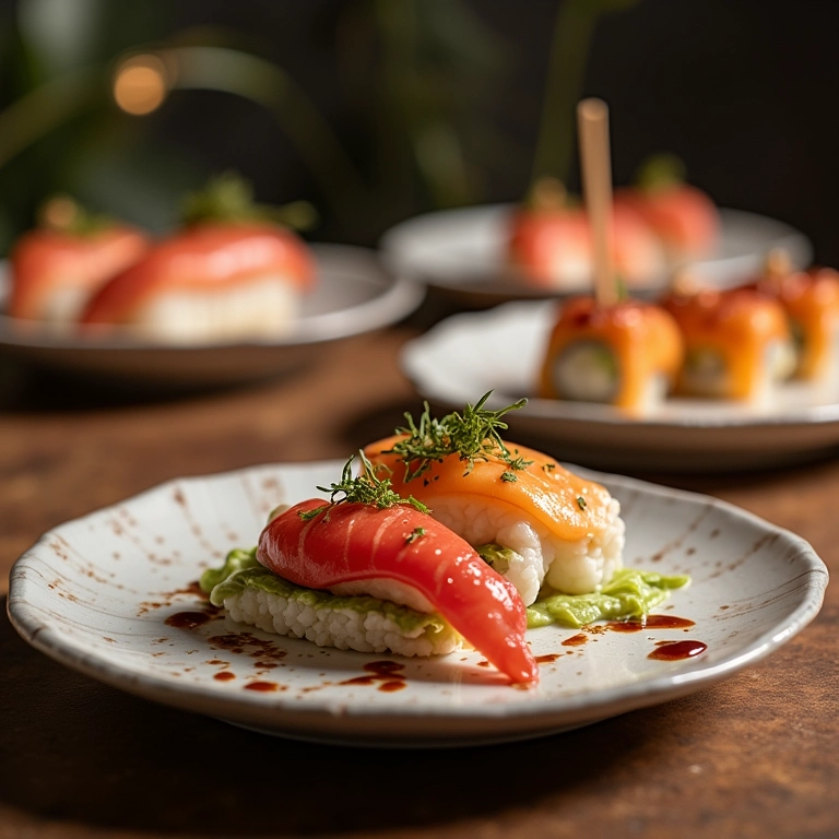 Louças e utensílios que valorizam a apresentação dos pratos na temakeria.